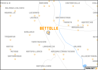 map of Bettolle