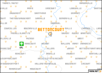 map of Bettoncourt