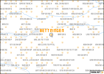 map of Bettringen