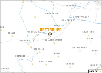 map of Bettsburg