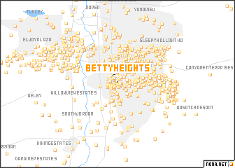 map of Betty Heights