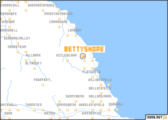 map of Bettys Hope
