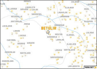 map of Betulia