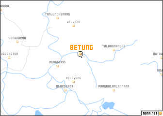 map of Betung