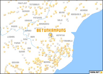 map of Betunkampung