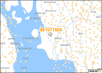 map of Bet Uttara