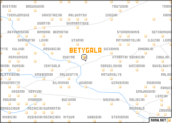 map of Betygala