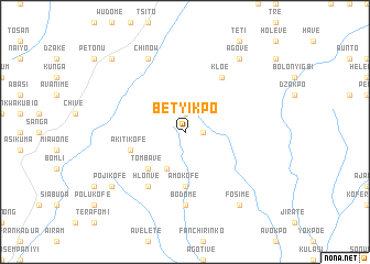 map of Betyikpo