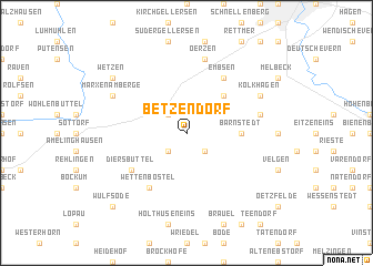 map of Betzendorf