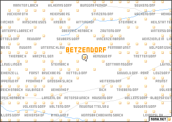 map of Betzendorf