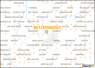 map of Betzenhausen