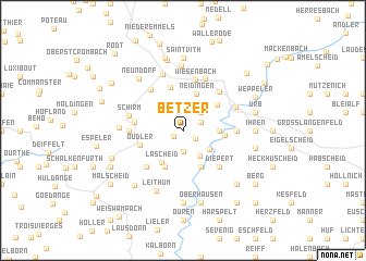 map of Betzer