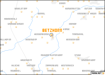 map of Betzhorn