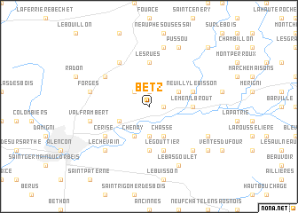 map of Betz