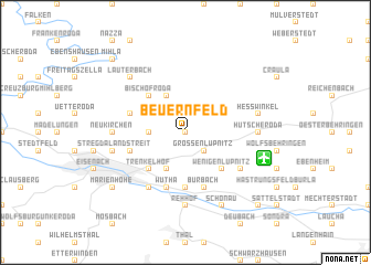 map of Beuernfeld