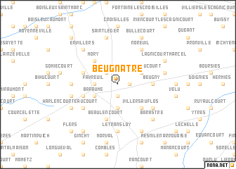 map of Beugnâtre