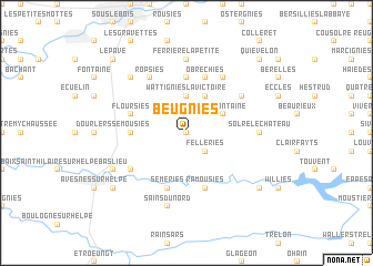 map of Beugnies