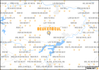 map of Beukenbeul