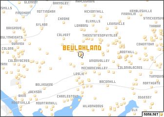 map of Beulah Land