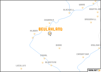 map of Beulah Land