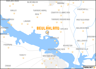 map of Beulah Land