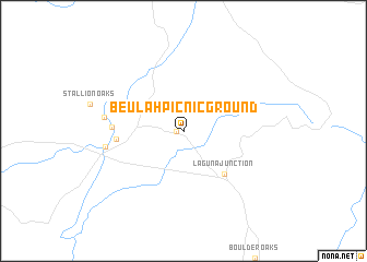 map of Beulah Picnic Ground