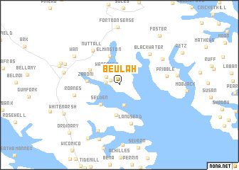 map of Beulah