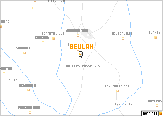 map of Beulah