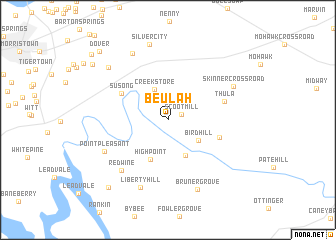 map of Beulah