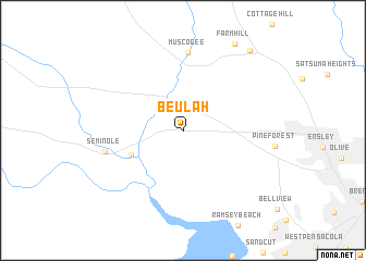 map of Beulah
