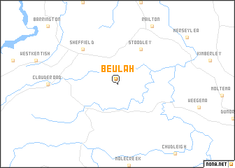 map of Beulah