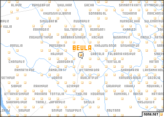 map of Beula