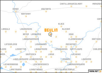 map of Beulin