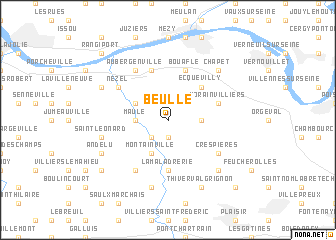 map of Beulle