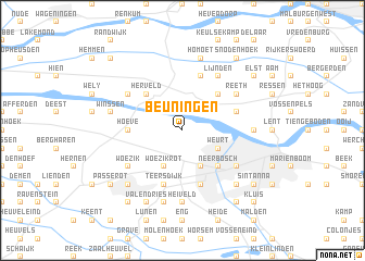 map of Beuningen