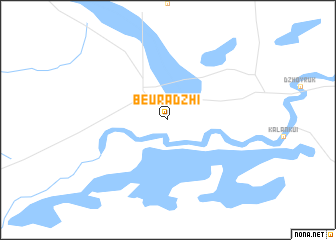 map of Beuradzhi