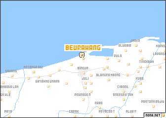 map of Beurawang