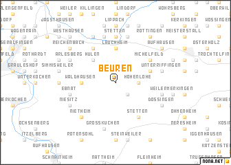 map of Beuren