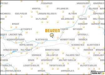 map of Beuren