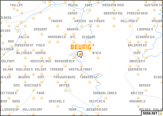 map of Beurig