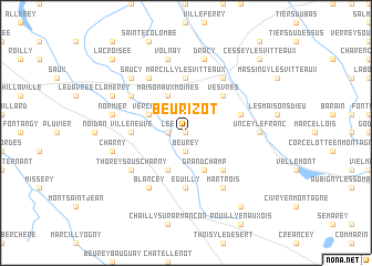 map of Beurizot