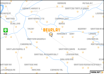 map of Beurlay