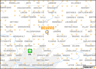 map of Beurre
