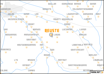 map of Beuste