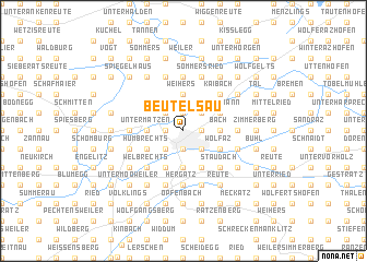 map of Beutelsau