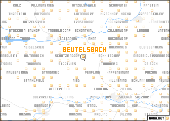 map of Beutelsbach