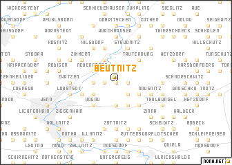 map of Beutnitz