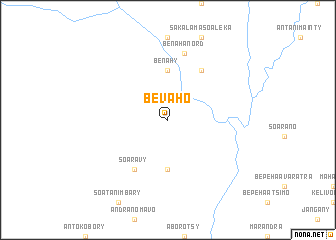 map of Bevaho