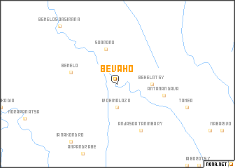 map of Bevaho