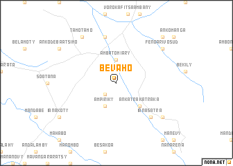 map of Bevaho